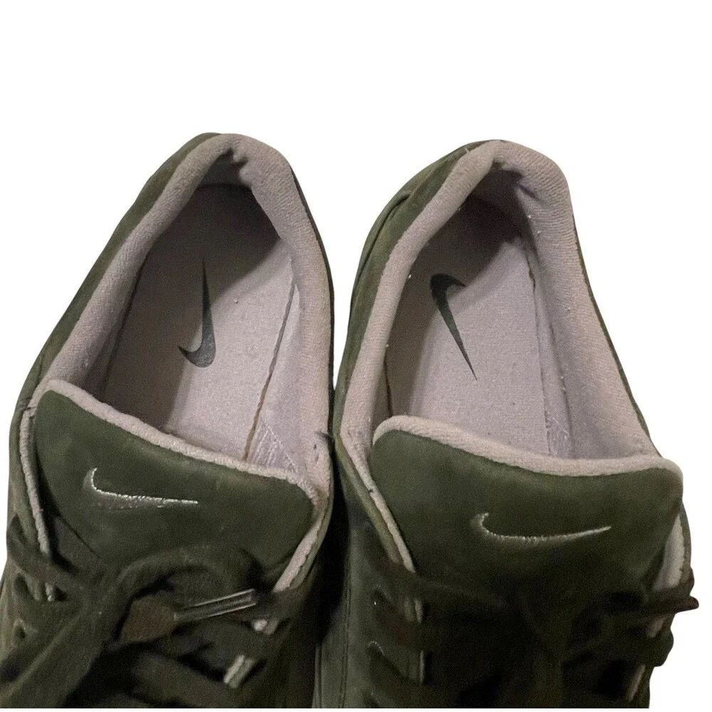 RARE Vintage Nike 1997 GTS Canvas Green Tennis Skate Shoes Sneakers Size 12 USA